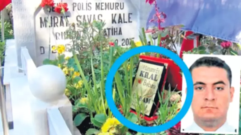 Adana'da Şehit Polisin Mezarına Oğlundan Dokunaklı Plaket