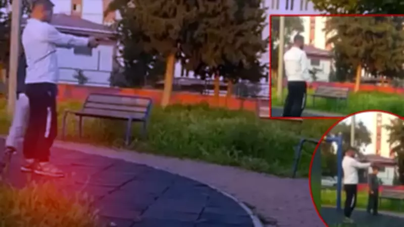 Adana'da çocuk parkında oyuncak silahla atış talimi tepki çekti