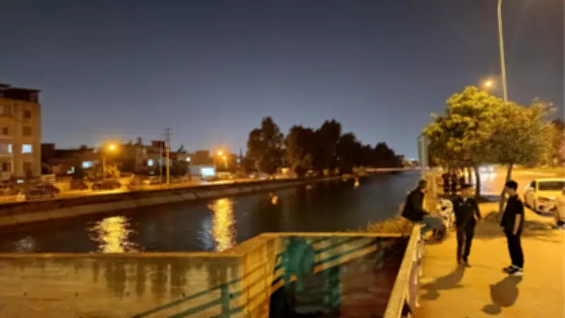 Adana'da sulama kanalına düşen genç kayboldu, arama çalışmaları sürüyor