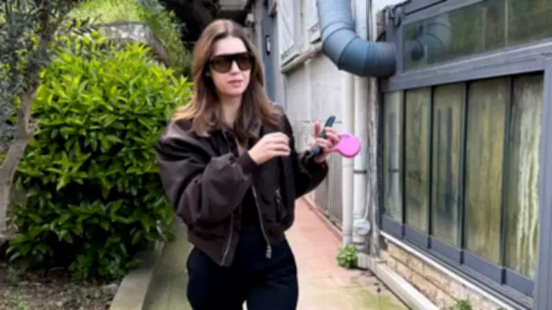 Afra Saraçoğlu Bebek'te Görüntülendi: 'Her Şey Yolunda' Dedi