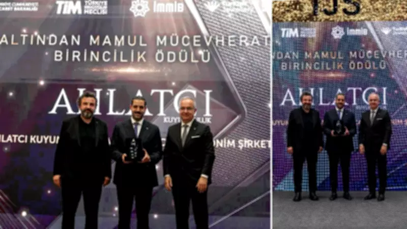 Ahlatcı Kuyumculuk, Altın İhracatında Birincilik Ödülü Kazandı