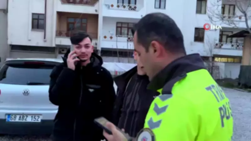 Aksaray'da Alkollü Sürücü Kazadan Kaçmak İçin Plakaları Söktü, Polis Yakaladı