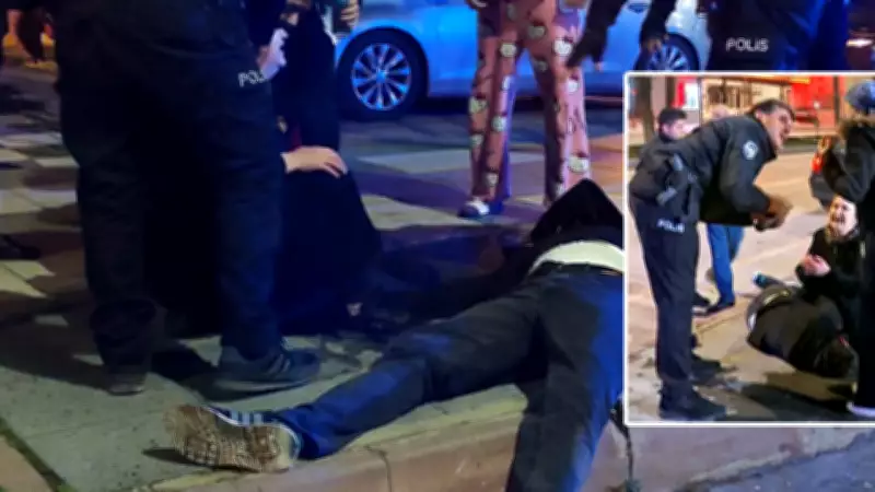 Aksaray'da 'Yan Bakma' Kavgası: Anne ve İki Oğlu Darp Edildi, Zanlı Gözaltında