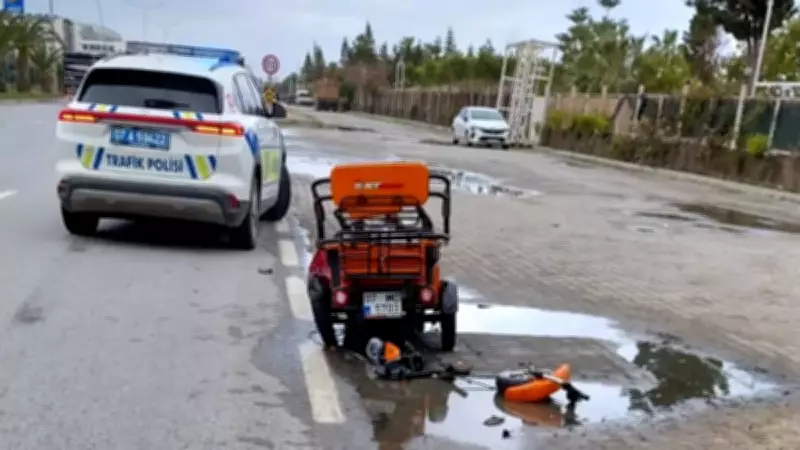 Alanya'da Vinç ile Elektrikli Motosiklet Çarpıştı: Rus Vatandaşı Hayatını Kaybetti