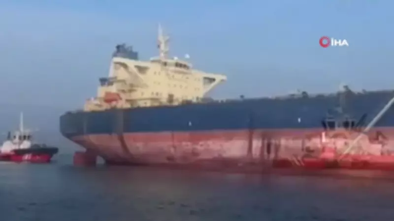 Çanakkale Boğazı'nda Makine Arızası Yapan Dev Tanker Kurtarıldı