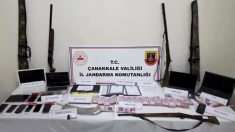 Çanakkale'de Tefecilik ve Örgüt Operasyonu: 19 Şüpheli Yakalandı, 3 Milyar Lira Değerinde Mal Varlığına El Konuldu