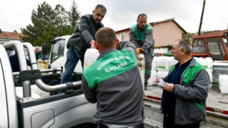 Ankara'da Üreticilere Yüzde 50 Hibeli Sıvı Gübre Desteği Başladı