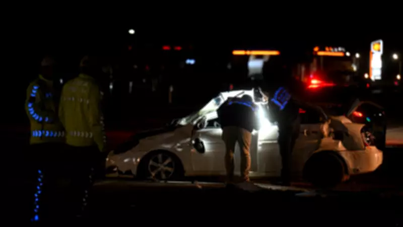 Ankara'da Takla Atan Otomobilin Çarptığı TIR Sürücüsü Hayatını Kaybetti