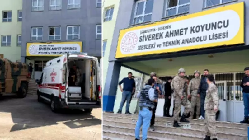 Şanlıurfa Siverek'te Okula Silahlı Saldırı: 16 Yaralı, Saldırgan İntihar Etti