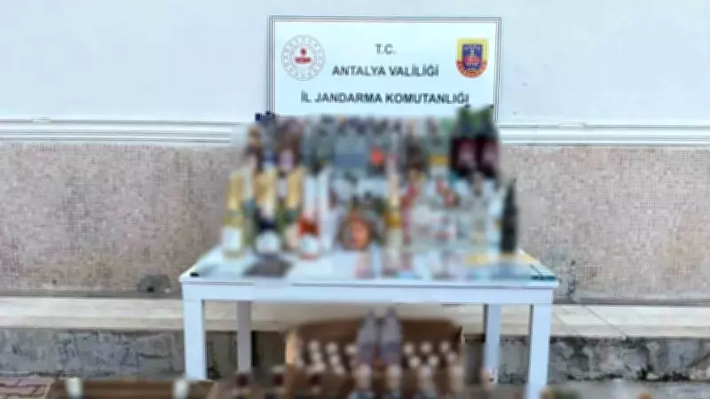 Antalya'da Bin 150 Litre Kaçak Alkol Ele Geçirildi, Operasyon Başarıyla Sonuçlandı