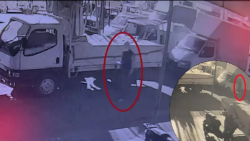 Antalya'da kar maskeli hırsızlık: Anahtarı üzerinde unutunca kamyonet çalındı