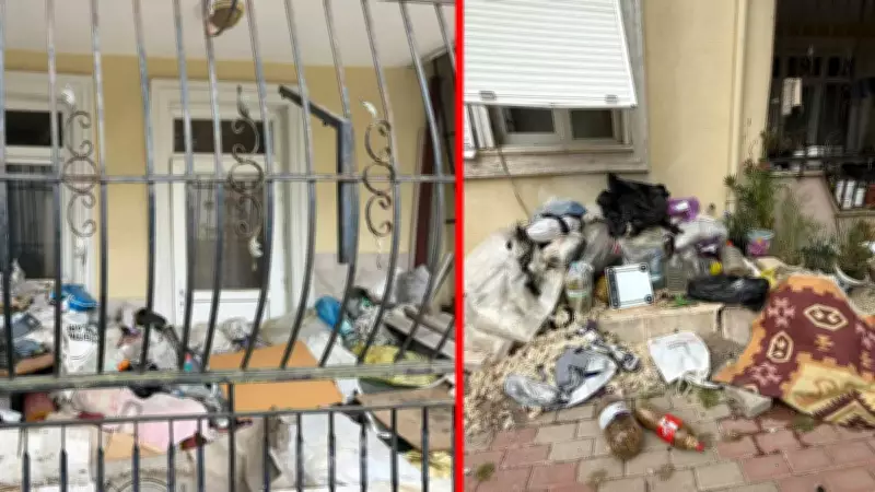 Antalya'da çöp ev isyanı: Fare ve böcekler apartmanı sardı