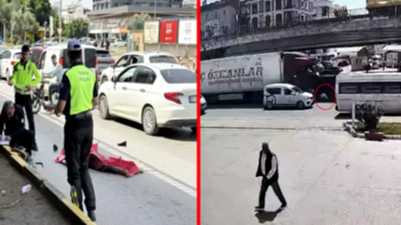 Antalya'da TIR'ın Altında Kalan Mendil Satan Kadın Hayatını Kaybetti