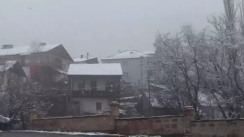Ardahan'da Nisan Ayında Kar Sürprizi: Posof Beyaza Büründü