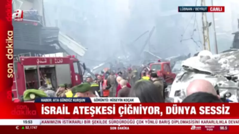 Ateşkese Rağmen Devam Eden Saldırılar: İsrail, Lübnan'ı Hedef Aldı