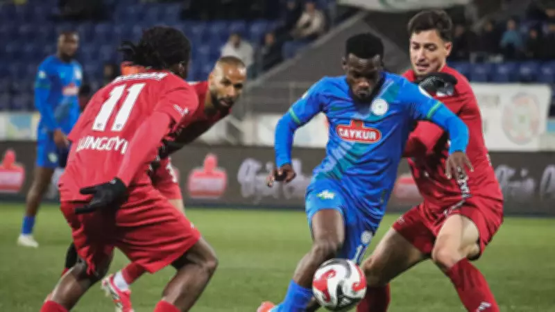 Çaykur Rizespor, Gaziantep FK'yı 2-1 Mağlup Etti