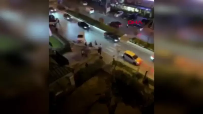 Başakşehir'de İki Grup Arasındaki Kavga Kamerada