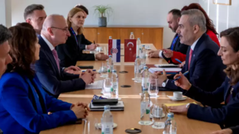 Bakan Fidan, Hırvat mevkidaşı Radman ile Dubrovnik'te görüştü