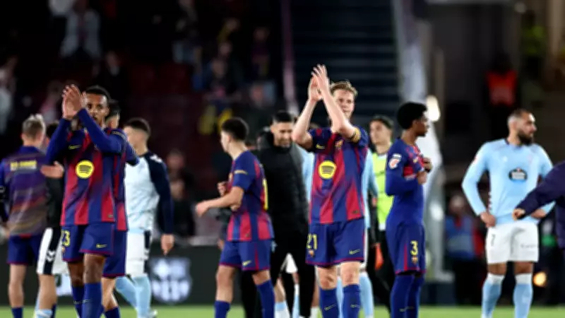 Barcelona, Celta Vigo'yu Tek Gölle Geçerek Ligi Sıkılaştırdı