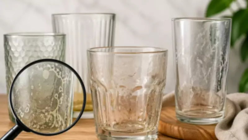 Bardaktaki İnatçı Lekelere Son: Karbonat, Sirke ve Limon Tuzu Karışımı