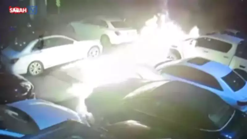 Beşiktaş'ta Lüks Araçlara Saldırı: 15 Araç Benzinle Yakıldı