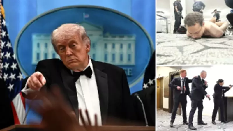 Beyaz Saray Muhabirleri Yemeğinde Silahlı Saldırı: Trump Tahliye Edildi