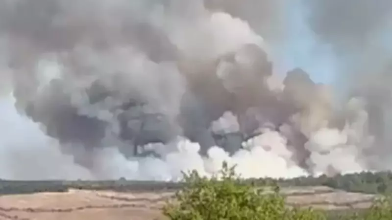 Beykoz'da ormanlık alanda yangın: Alevler geniş alana yayıldı