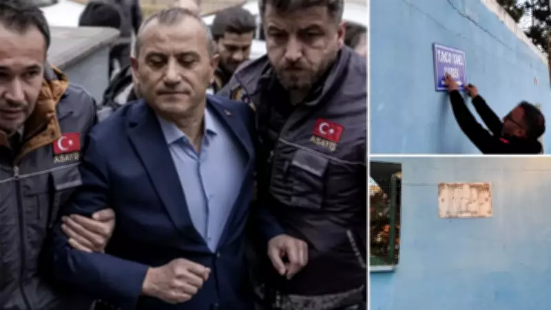 Birecik'te Tuncay Sonel'in Adını Taşıyan Cadde Tabelası Kaldırıldı