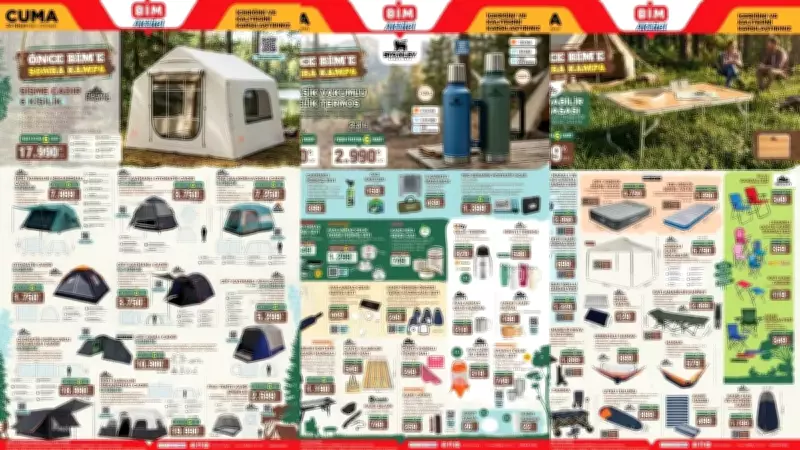 BİM'den Kamp ve Yaz Ürünlerine Özel İndirimler Başlıyor!