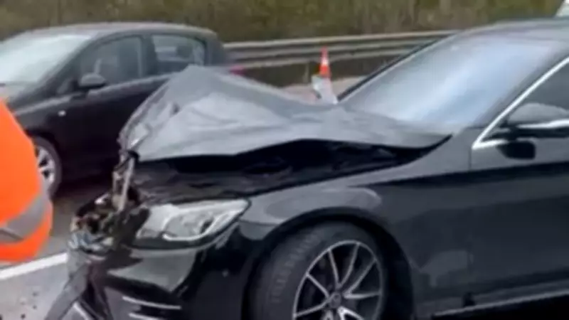 Bolu Otoyolunda Zincirleme Kaza: 10 Araç Birbirine Girdi, 6 Kişi Yaralandı