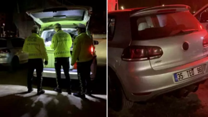 Bolu'da Abartılı Egzoz Kullanan Araç Trafikten Men Edildi