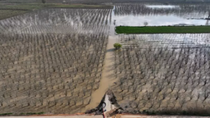 Bursa ve Antalya'da Şiddetli Sağanak: Tarlalar ve Seralar Sular Altında Kaldı