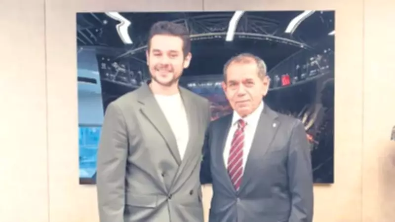 Cem Belevi, Galatasaray Başkanı Dursun Özbek'i Ziyaret Etti