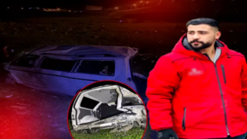 Cizre-İdil yolunda feci kaza: Uçuruma yuvarlanan araç hurdaya döndü, 1 ölü