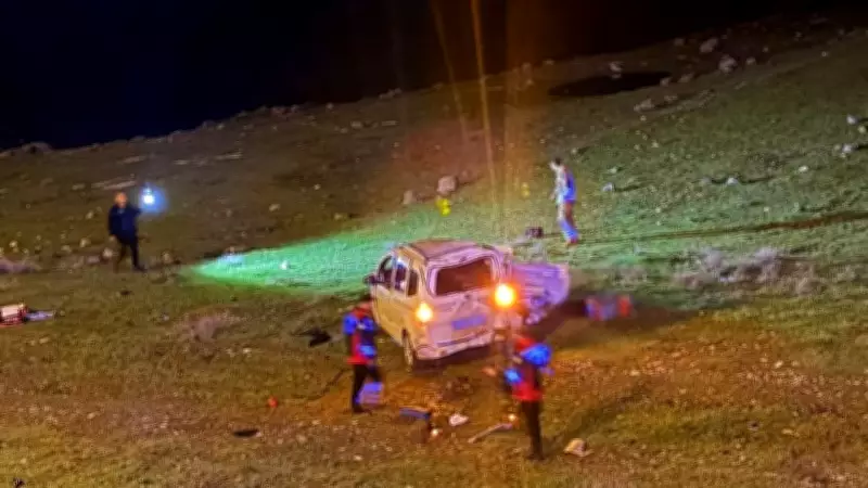 Cizre'de Feci Trafik Kazası: Hafif Ticari Araç Şarampole Devrildi, 1 Ölü