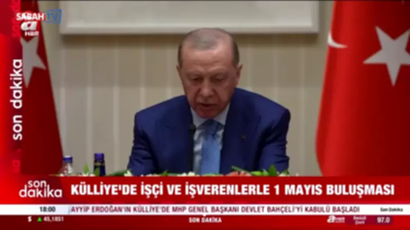 Cumhurbaşkanı Erdoğan 1 Mayıs Öncesi İşçileri Beştepe'de Kabul Etti