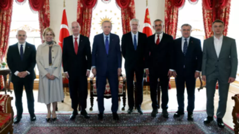 Cumhurbaşkanı Erdoğan, FIFA Başkanı Infantino'yu Kabul Etti