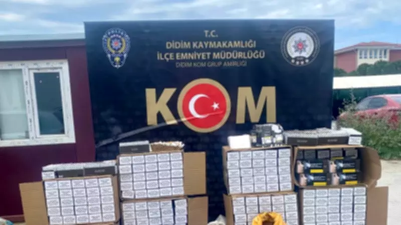 Didim'de Kaçakçılık Operasyonu: 282 Bin Makaron Ele Geçirildi, 1 Tutuklama