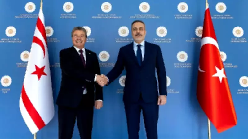Dışişleri Bakanı Fidan, KKTC Başbakanı Üstel ile Görüştü