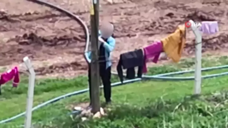 Diyarbakır'da Dronu Gören Şahıs, Kaçak Elektrik Bağlantılarını Anında Söktü