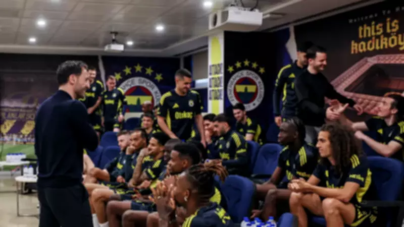 Domenico Tedesco, Fenerbahçeli futbolcularla vedalaştı!