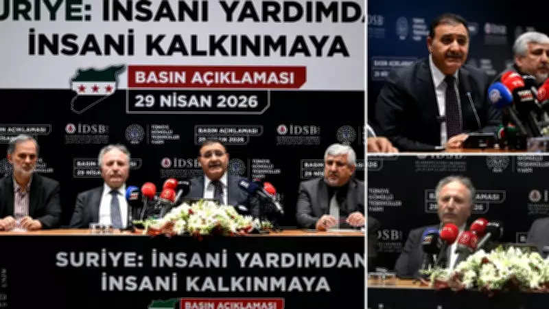 İDSB ve TGTV'den Suriye için ortak basın toplantısı