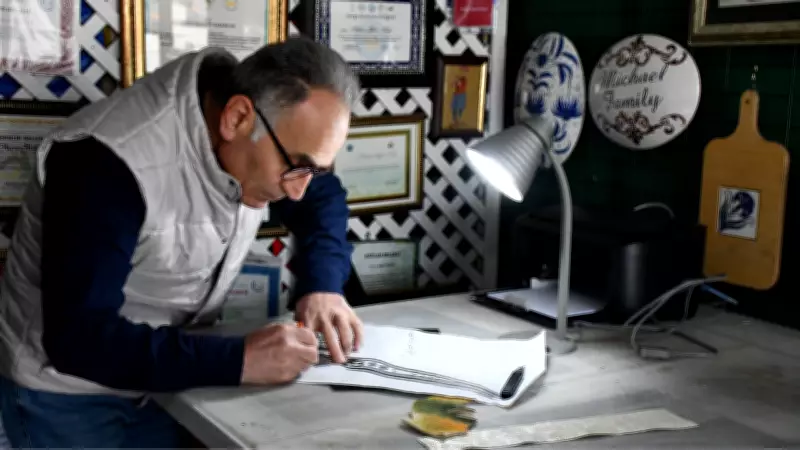 Düzceli Sanatçı Hayrullah Altay, Eseriyle Savaş ve Çevre Sorunlarına Dikkat Çekiyor