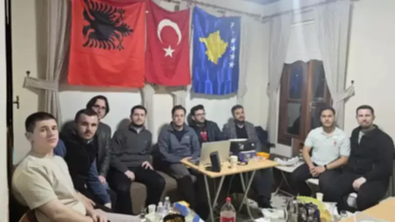 Edirne'de Kosova-Türkiye Maçı Balkanlı Öğrencilerle Coşkuyla İzlendi