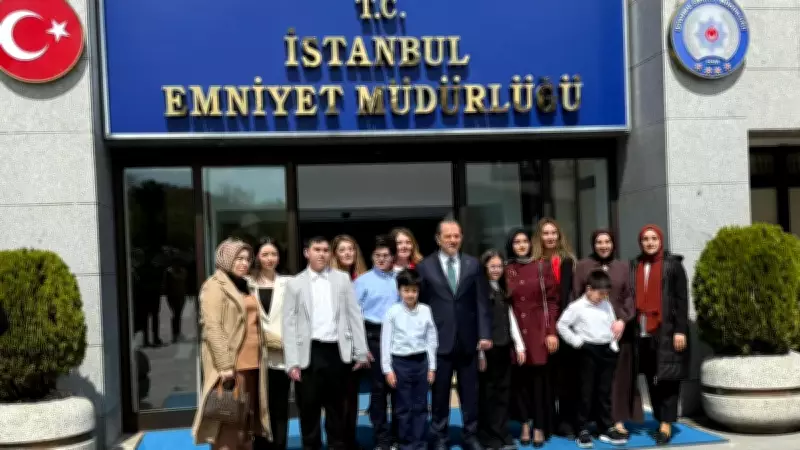 Şehit Emniyet Müdürü'nün oğlu 23 Nisan'da babasının makamına oturdu