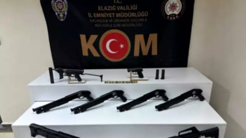 Elazığ'da Kapsamlı Kaçak Silah Operasyonu: 8 Ruhsatsız Silah Ele Geçirildi, 1 Kişi Tutuklandı