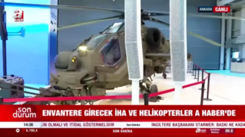 Emniyet Havacılık Dairesi'nin Yeni İHA ve Helikopterleri TUSAŞ Tesislerinde Görüntülendi