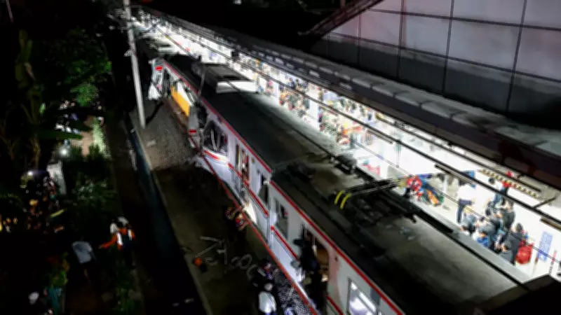 Endonezya'daki tren faciasında ölü sayısı 14'e yükseldi