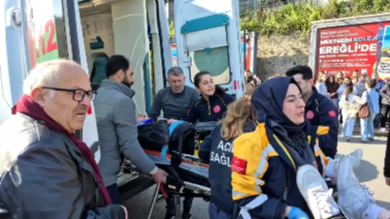 Ereğli'de Meydana Gelen Trafik Kazasında İki Yaralı