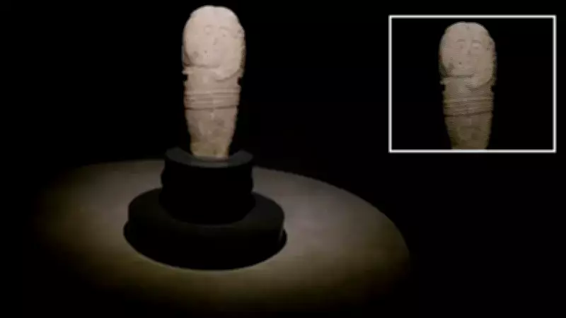 Erzurum'da Çiftçi Buldu, 2.500 Yıllık Taş Baba Heykeli Müzede İlgi Odağı Oldu